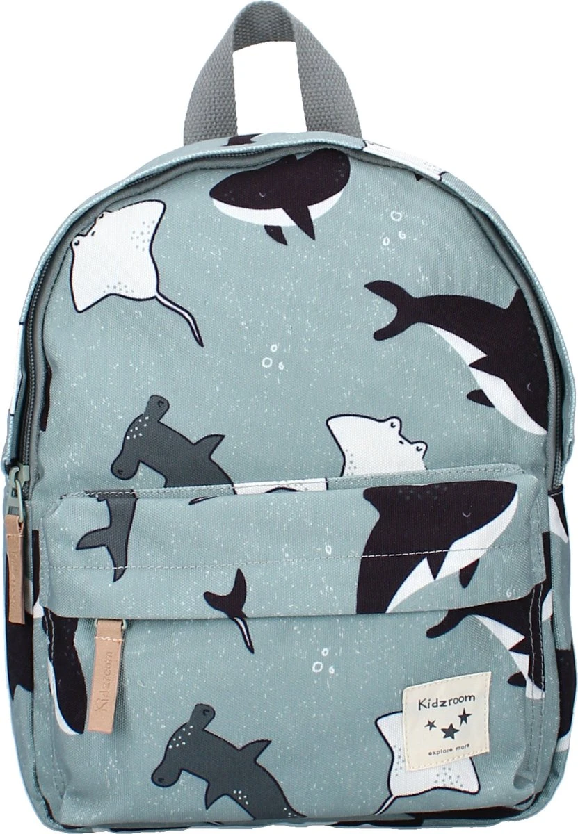 Kidzroom Full Of Wonders Rugzak - 2 T/m 6 Jaar - Groen - Zeedieren 3 Kidzroom Full Of Wonders Rugzak - 2 T/m 6 Jaar - Groen - Zeedieren