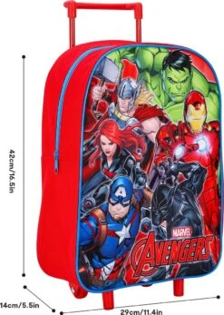 Marvel THE AVENGERS Trolley Koffertje Vakantie Logeren Tripjes -Reisopslag Winkel 853x1200
