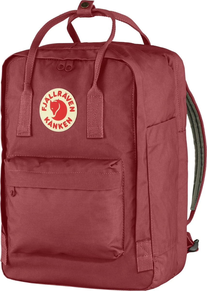 Fjallraven Fjällräven Kånken Laptop 15" Unisex Rugzak - Ox Red 4 Fjallraven Fjällräven Kånken Laptop 15" Unisex Rugzak - Ox Red - Image 2