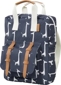 Fresk Rugzak Giraf - Kinderrugzak - Blauw -Reisopslag Winkel 862x1200 4