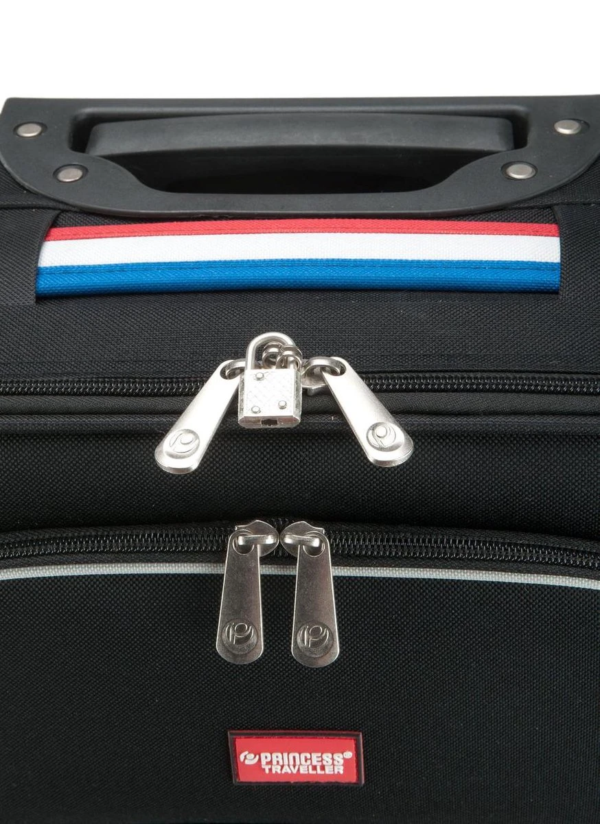 Princess Barcelona Dutch Design - Reiskoffer - 75 Cm - Zwart 4 Princess Barcelona Dutch Design - Reiskoffer - 75 Cm - Zwart - Image 2