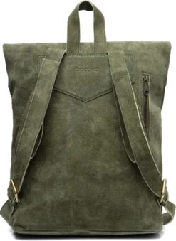 Beocca - Leren Rugzak Cleo Groen - 14" Laptoptas -Reisopslag Winkel 874x1200 5