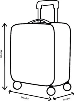 Decent Tranporto-One Handbagage Koffer - 55 Cm - TSA Slot - Dark Blue -Reisopslag Winkel 881x1200 1