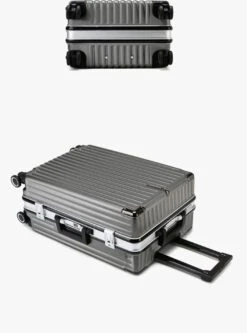 Design Handbagage Reiskoffer 20'', 50.8 Cm Cabinbag, Spinner , Aluminium Magnesium Alloy Frame Koffer, (LIGHT GRIJS) -Reisopslag Winkel 882x1200 5