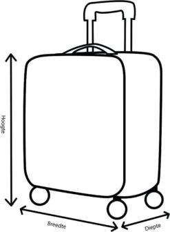 Decent Transit Reiskoffer 82 Cm - Zwart -Reisopslag Winkel 882x1200 6