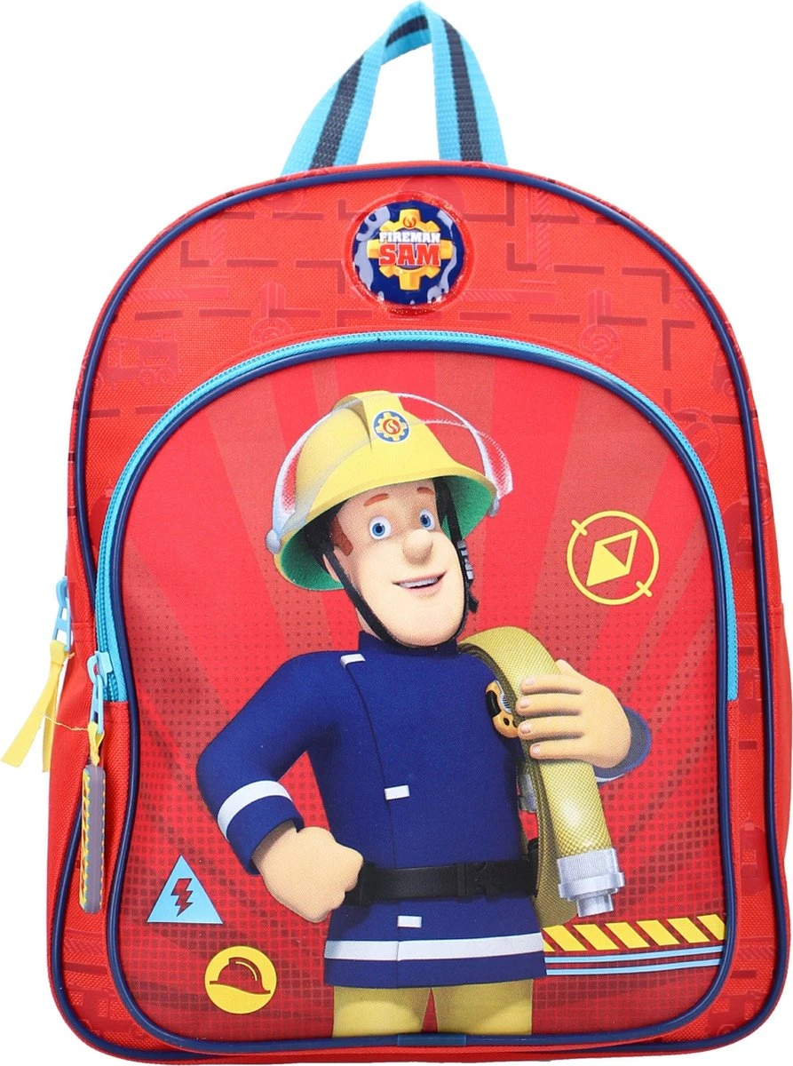 Brandweerman Sam Rugzak Junior 8 Liter Polyester Rood/blauw 5 Brandweerman Sam Rugzak Junior 8 Liter Polyester Rood/blauw - Image 3