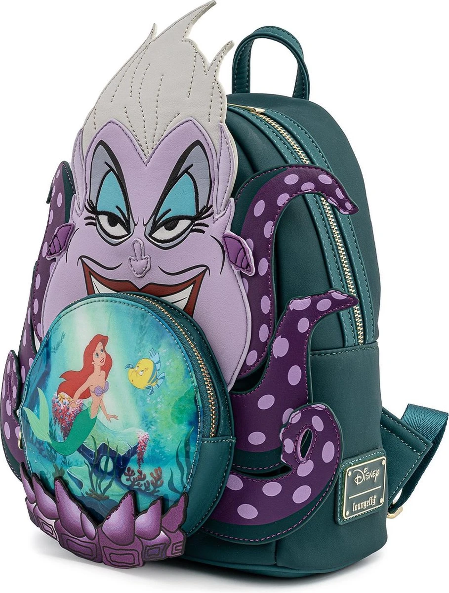 FUNKO Loungefly: Disney Villains - Ursula Little Mermaid Cosplay Mini Backpack 4 FUNKO Loungefly: Disney Villains - Ursula Little Mermaid Cosplay Mini Backpack - Image 2
