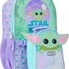 Disney Star Wars - Baby Yoda - Rugtas - Rugzak - Backpack - Paars - Groen - The Mandalorian - Inclusief Lunchtas - Afneembaar - Tweedelig - Glitter - Glamour - Pailletten - Eyecatcher - Back To School - Kinderen - Meisjes - Cadeau -Reisopslag Winkel 910x1200 5