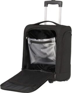 Travelite Handbagage Zachte Koffer / Trolley / Reiskoffer - Cabin - 43 Cm - Zwart -Reisopslag Winkel 937x1200