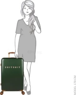 SUITSUIT - Fab Seventies Classic - Beetle Green - Reiskoffer (66 Cm) 29 SUITSUIT - Fab Seventies Classic - Beetle Green - Reiskoffer (66 Cm) -Reisopslag Winkel 954x1200