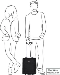 Travelite Handbagage Zachte Koffer / Trolley / Reiskoffer - Cabin - 43 Cm - Zwart -Reisopslag Winkel 973x1200 2