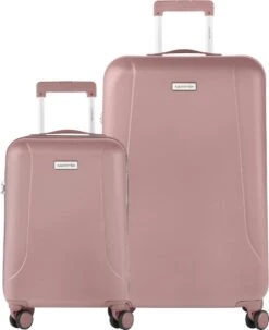 CarryOn Skyhopper Kofferset – TSA Handbagage + Reiskoffer 78cm – Dubbele Wielen - Old Pink -Reisopslag Winkel 977x1200 1