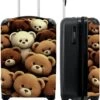 NoBoringSuitcases.com® Koffer - Knuffelbeer - Bruin - Design - Beer - Teddy - Trolley Op Wieltjes - Handbagagekoffer - Past Binnen 55x40x20 Cm En 55x35x25 Cm - Reiskoffers -Reisopslag Winkel 978x1200 4